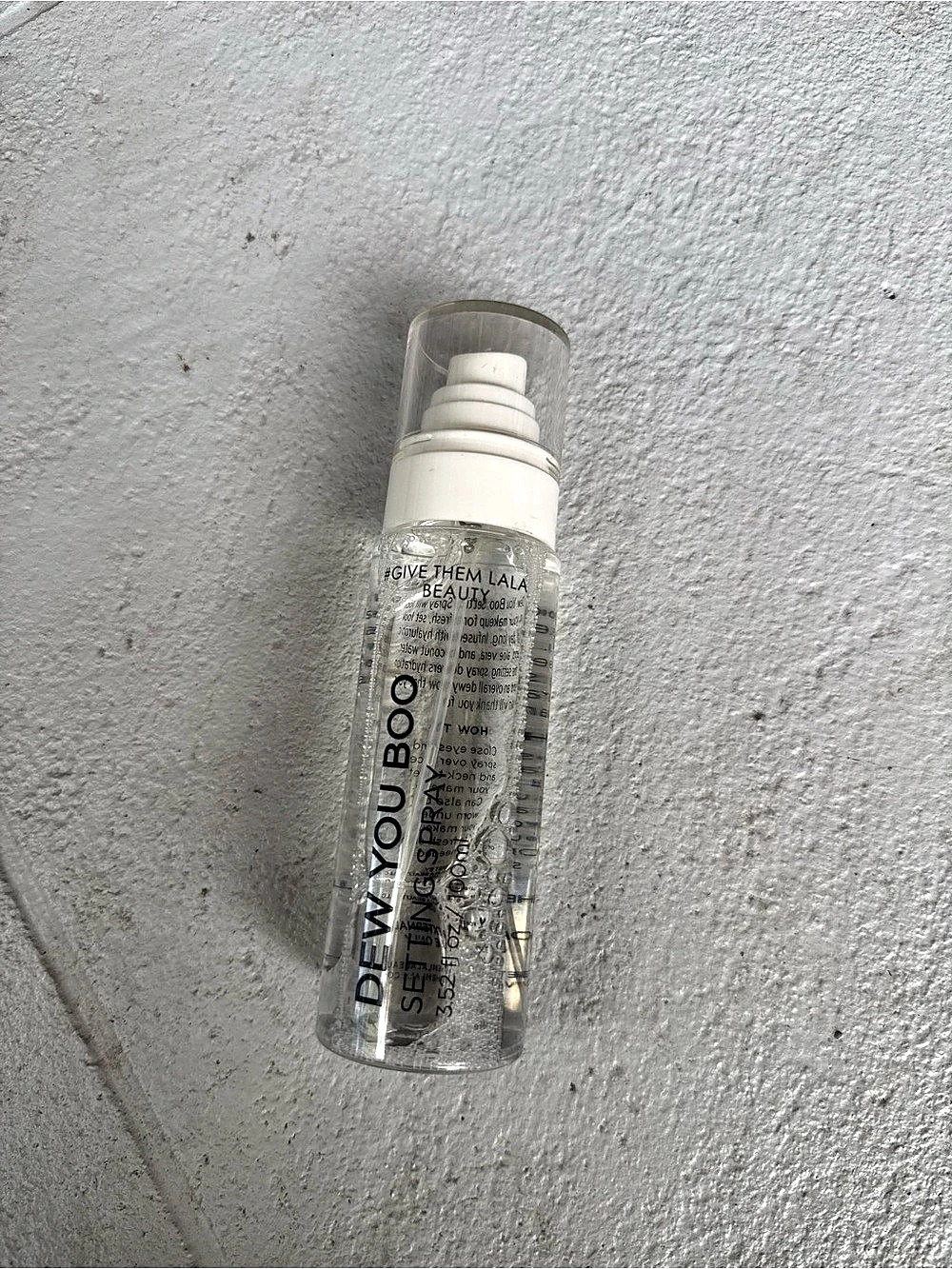 Dew you Boo Setting Spray Clear NWT